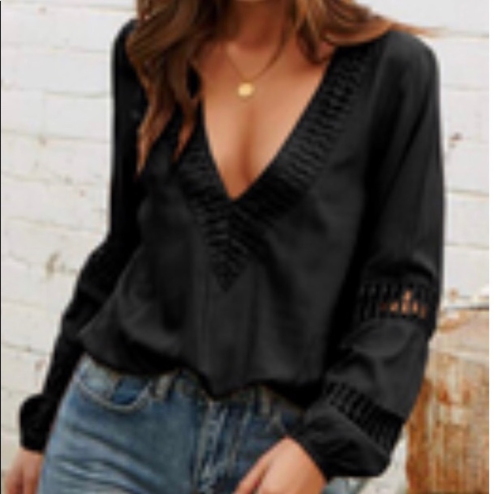 V neck blouse